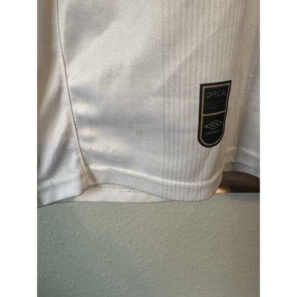 Umbro El Salvador Futbol Jersey White ES Soccer Camisa La Selecta Men L Stain - Picture 2 of 5